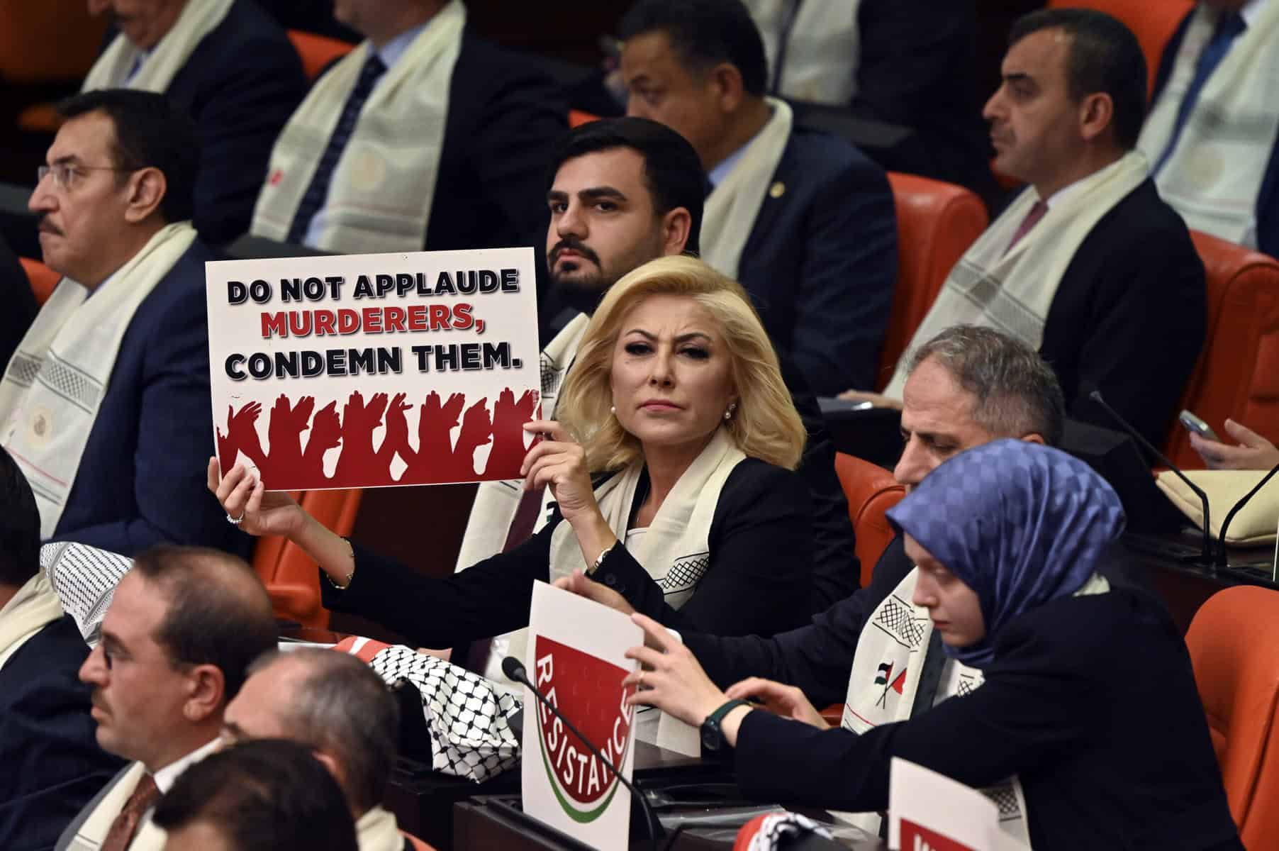 Palästinenserpräsident Abbas kündigt im türkischen Parlament Gaza-Besuch an