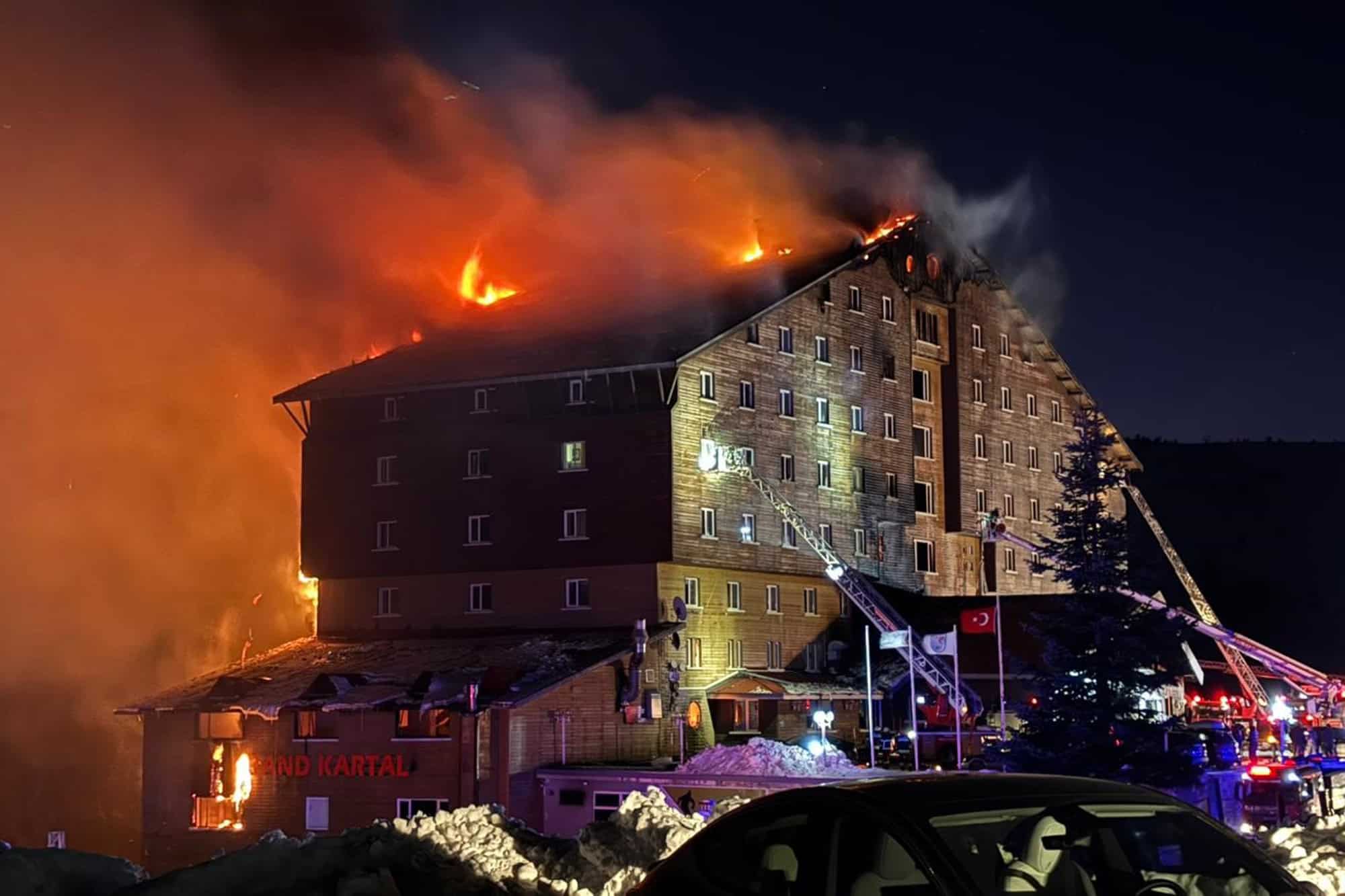 Brandkatastrophe im türkischen Skiresort: Mindestens 66 Tote