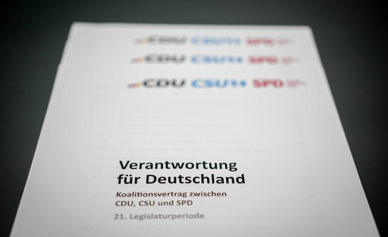 koalitionsvertrag zwischen cdu, csu und spd