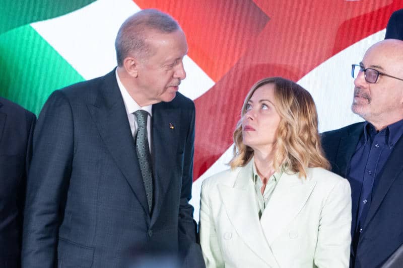 türkischer präsident erdogan in italien