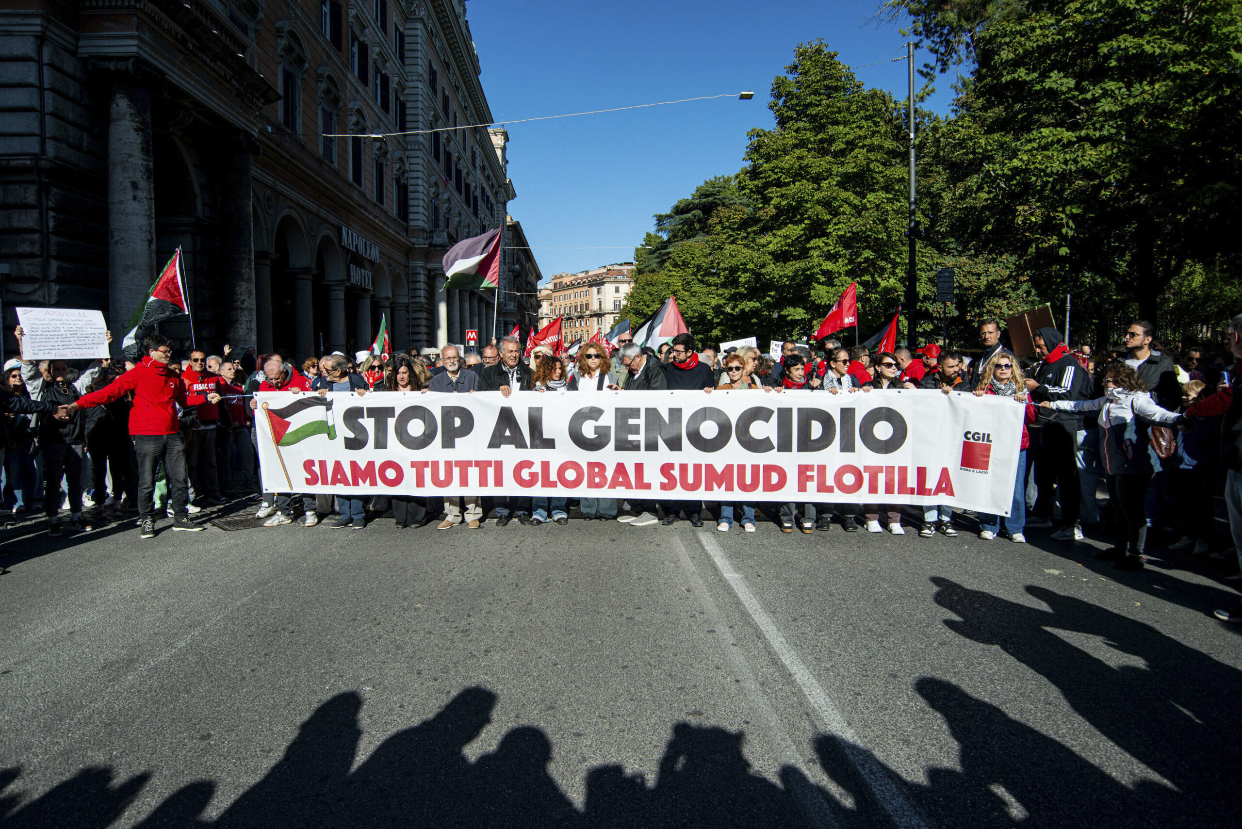 nahostkonflikt proteste in rom